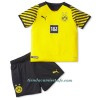 Conjunto (Camiseta+Pantalón Corto) BVB Borussia Dortmund Primera Equipación 2021/22 - Niño